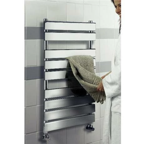 Hudson Reed - Piazza 9 Bar Heated Towel Rail 500 x 950mm - Chrome - HL382 Hudson Reed - Piazza 9 Bar Heated Towel Rail 500 X 950mm - Chrome - HL382 -Hudson Reed Shop HL382 d1 375