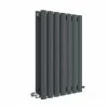 Hudson Reed Revive 600 X 412mm Horizontal Double Panel Radiator - Anthracite - HLA37D -Hudson Reed Shop HLA37D P