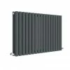 Hudson Reed Revive 600 X 992mm Horizontal Double Panel Radiator - Anthracite - HLA39D