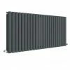 Hudson Reed Revive 600 X 1398mm Horizontal Double Panel Radiator - Anthracite - HLA40D -Hudson Reed Shop HLA40D P