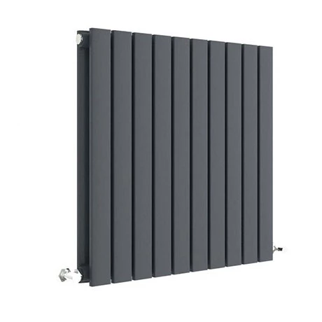 Hudson Reed Sloane 600 x 586mm Horizontal Double Panel Radiator - Anthracite - HLA55D Hudson Reed Sloane 600 X 586mm Horizontal Double Panel Radiator - Anthracite - HLA55D -Hudson Reed Shop HLA55D P