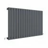 Hudson Reed Sloane 600 X 992mm Horizontal Single Panel Radiator - Anthracite - HLA56 1 Hudson Reed Sloane 600 X 992mm Horizontal Single Panel Radiator - Anthracite - HLA56 -Hudson Reed Shop HLA56 P