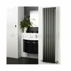 Hudson Reed Sloane Single Panel Designer Radiator 1800 X 354mm - Anthracite - HLA72 3 Hudson Reed Sloane Single Panel Designer Radiator 1800 X 354mm - Anthracite - HLA72 -Hudson Reed Shop HLA72 d1 375