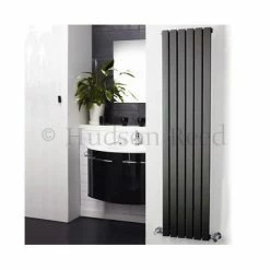 Hudson Reed Sloane Double Panel Designer Radiator 1800 X 354mm - Anthracite - HLA74 -Hudson Reed Shop HLA74 d1 375