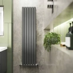 Hudson Reed Sloane Double Panel Designer Radiator 1800 X 354mm - Anthracite - HLA74 -Hudson Reed Shop HLA74 D3 460