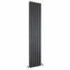 Hudson Reed Sloane Double Panel Designer Radiator 1800 X 354mm - Anthracite - HLA74 2 Hudson Reed Sloane Double Panel Designer Radiator 1800 X 354mm - Anthracite - HLA74 -Hudson Reed Shop HLA74 np
