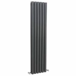 Hudson Reed Revive Double Panel Designer Radiator 1500 X 354mm - Anthracite - HLA76