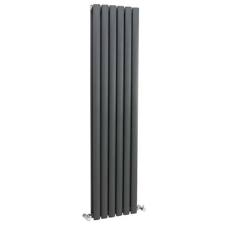 Hudson Reed Revive Double Panel Designer Radiator 1500 x 354mm - Anthracite - HLA76 Hudson Reed Revive Double Panel Designer Radiator 1500 X 354mm - Anthracite - HLA76 -Hudson Reed Shop HLA76 LN 460