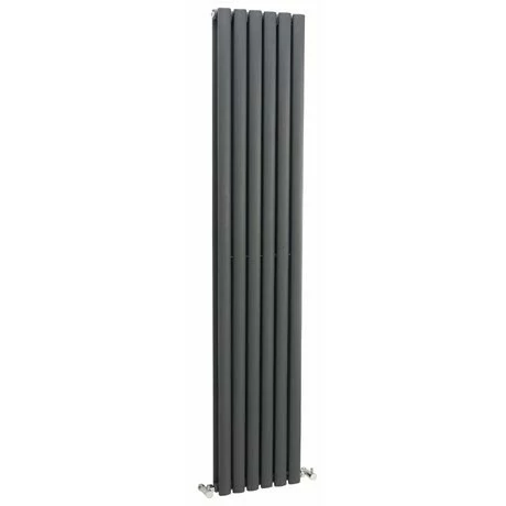Hudson Reed Revive Double Panel Designer Radiator 1800 x 354mm - Anthracite - HLA77 Hudson Reed Revive Double Panel Designer Radiator 1800 X 354mm - Anthracite - HLA77 -Hudson Reed Shop HLA77 P