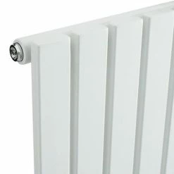 Hudson Reed Sloane 1800 X 354mm Single Panel Designer Radiator - Satin White - HLW42 -Hudson Reed Shop HLW42 nd2 460