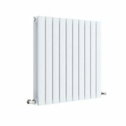 Hudson Reed Sloane 600 X 586mm Horizontal Double Panel Radiator - Satin White - HLW55D