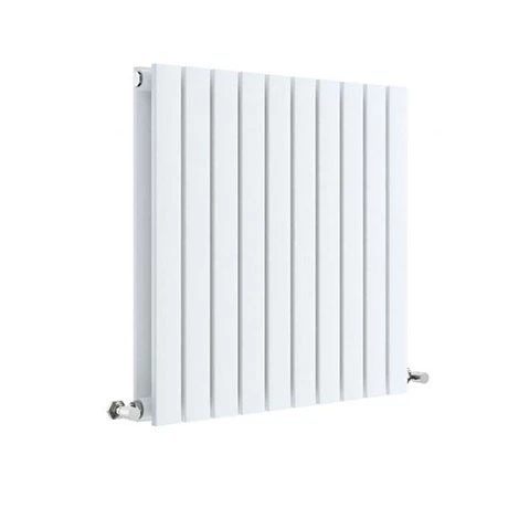 Hudson Reed Sloane 600 x 586mm Horizontal Double Panel Radiator - Satin White - HLW55D Hudson Reed Sloane 600 X 586mm Horizontal Double Panel Radiator - Satin White - HLW55D -Hudson Reed Shop HLW55D P