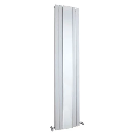 Hudson Reed Sloane 1800 x 381mm Double Panel Radiator with Mirror - Satin White - HLW64 Hudson Reed Sloane 1800 X 381mm Double Panel Radiator With Mirror - Satin White - HLW64 -Hudson Reed Shop HLW64 prod