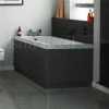 Hudson Reed High Gloss Grey End Bath Panel