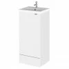 Hudson Reed Fusion 400mm Gloss White Full Depth Unit + Basin -Hudson Reed Shop HR4WHT prod