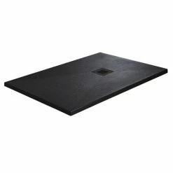 Hudson Reed Matt Black 1200 X 900mm Sliding Door Shower Enclosure + Black Tray -Hudson Reed Shop HRBLKSGE t1 460 1