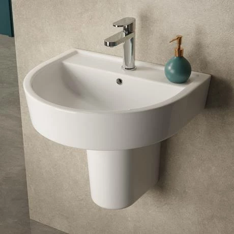Hudson Reed Luna 1TH Wall Hung Suite (Toilet, Concealed Cistern + Basin) Hudson Reed Luna 1TH Wall Hung Suite (Toilet, Concealed Cistern + Basin) -Hudson Reed Shop HRLUNS d1 460