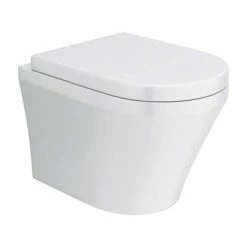 Hudson Reed Luna 1TH Wall Hung Suite (Toilet, Concealed Cistern + Basin) 5 Hudson Reed Luna 1TH Wall Hung Suite (Toilet, Concealed Cistern + Basin) -Hudson Reed Shop HRLUNS d4 460