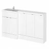 Hudson Reed Fusion 1500mm Gloss White Combination Unit (600 Vanity + 300 Base Unit X 3) 2 Hudson Reed Fusion 1500mm Gloss White Combination Unit (600 Vanity + 300 Base Unit X 3) -Hudson Reed Shop Hudson Reed 1500mm Gloss White Combination Unit cbi117 p