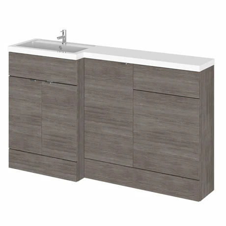 Hudson Reed Fusion 1500mm Grey Avola Combination Unit (600 Vanity, 400 Base Unit + 500 WC Unit) Hudson Reed Fusion 1500mm Grey Avola Combination Unit (600 Vanity, 400 Base Unit + 500 WC Unit) -Hudson Reed Shop Hudson Reed 1500mm Grey Avola Combination Unit p