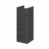 Hudson Reed 300x355mm Black Full Depth 4 Drawer Unit 1 Hudson Reed 300x355mm Black Full Depth 4 Drawer Unit -Hudson Reed Shop Hudson Reed 300x355mm Hacienda Black Full Depth 4 Drawer Unit p