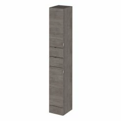 Hudson Reed 300x355mm Tall Grey Avola Full Depth Tower Unit