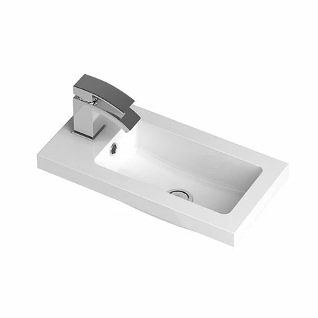 Hudson Reed 500 x 255mm Compact Polymarble Basin 1TH Hudson Reed 500 X 255mm Compact Polymarble Basin 1TH -Hudson Reed Shop Hudson Reed 500 x 255mm Compact Polymarble Basin 1TH p