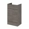 Hudson Reed 500x355mm Grey Avola Full Depth Vanity Unit