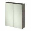Hudson Reed 600mm Grey Avola 50/50 Mirror Unit -Hudson Reed Shop Hudson Reed 600mm Grey Avola Mirror Unit p