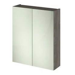 Hudson Reed 600mm Grey Avola 50/50 Mirror Unit