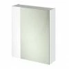 Hudson Reed 600mm White Gloss 75/25 Mirror Unit