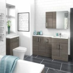 Hudson Reed 600x355mm Grey Avola Full Depth Vanity Unit -Hudson Reed Shop Hudson Reed 600x355mm Grey Avola Full Depth Vanity Unit d3 460