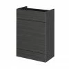 Hudson Reed 600x355mm Hacienda Black Full Depth WC Unit