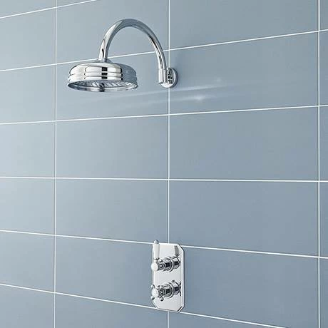 Hudson Reed 8" Apron Fixed Shower Head + Curved Arm Hudson Reed 8" Apron Fixed Shower Head + Curved Arm -Hudson Reed Shop Hudson Reed 8 Inch Apron Fixed Shower Head and Curved Arm d1 460