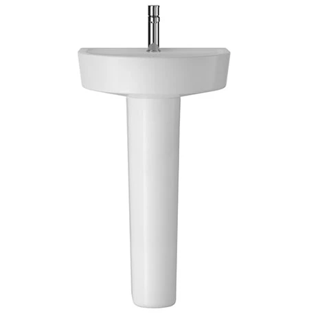 Hudson Reed Luna 1TH Basin + Full Pedestal Hudson Reed Luna 1TH Basin + Full Pedestal -Hudson Reed Shop Hudson Reed Luna Basin Full Pedestal p