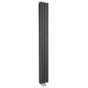 Hudson Reed - Revive Anthracite Designer Radiator - W237 X H1800mm - HRE009 1 Hudson Reed - Revive Anthracite Designer Radiator - W237 X H1800mm - HRE009 -Hudson Reed Shop Hudson Reed Revive Anthracite Designer Radiator W236 x H1800mm HRE009 p