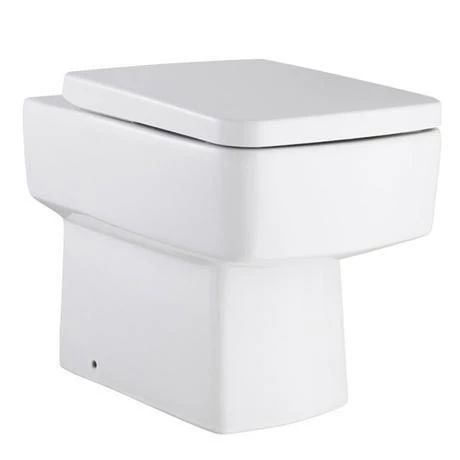Hudson Reed Square Ceramic Back to Wall Pan includes Top Fix Seat - CPA001 Hudson Reed Square Ceramic Back To Wall Pan Includes Top Fix Seat - CPA001 -Hudson Reed Shop Hudson Reed Square Ceramic Back to Wall Pan includes Top Fix Seat CPA001 prod