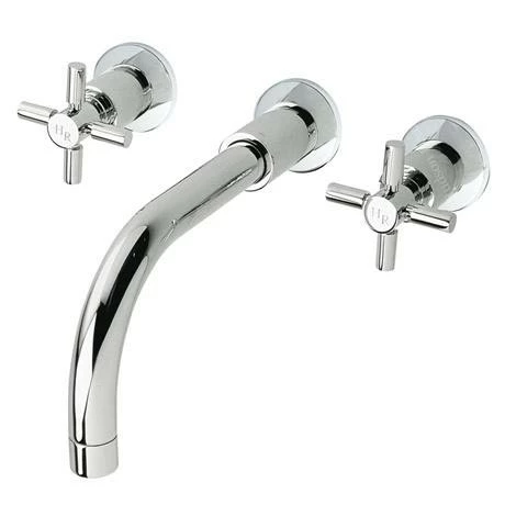 Hudson Reed - Tec Crosshead Wall Mounted Basin Mixer - TEX317 3 Hudson Reed - Tec Crosshead Wall Mounted Basin Mixer - TEX317