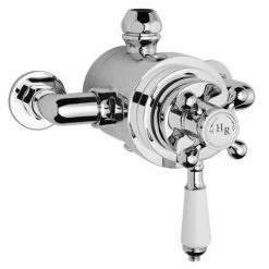 Hudson Reed Traditional Dual Exposed Thermostatic Shower Valve + Rigid Riser Kit -Hudson Reed Shop Hudson Reed Traditional Dual Exposed Thermostatic Shower Valve Inc Rigid Riser Kit d1 460