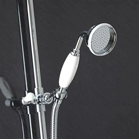 Hudson Reed Traditional Exposed Shower Valve, Riser Kit, Diverter & Shower Rose Hudson Reed Traditional Exposed Shower Valve, Riser Kit, Diverter & Shower Rose -Hudson Reed Shop Hudson Reed Traditional Exposed Shower Valve Riser Kit Diverter Shower Rose detail2 460