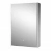 Hudson Reed Meloso 500mm LED Touch Sensor Mirror Cabinet With Shaver Socket - LQ093