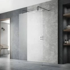 2 X Hudson Reed Matt Black Square Fixed Wet Room Support Arms For 8mm Glass 5 2 X Hudson Reed Matt Black Square Fixed Wet Room Support Arms For 8mm Glass -Hudson Reed Shop MattBlack a16 460