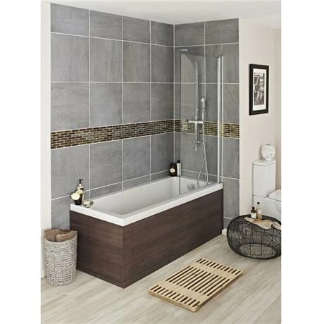 Hudson Reed Mid Sawn Oak End Bath Panel - Various Size Options Hudson Reed Mid Sawn Oak End Bath Panel - Various Size Options -Hudson Reed Shop MidSawnPanel 375