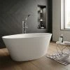 Hudson Reed Rose L1510 X W760mm Oval Freestanding Bath - NBB002 -Hudson Reed Shop NBB002 p