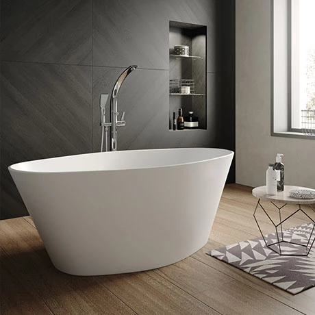 Hudson Reed Rose L1510 x W760mm Oval Freestanding Bath - NBB002 Hudson Reed Rose L1510 X W760mm Oval Freestanding Bath - NBB002 -Hudson Reed Shop NBB002 p