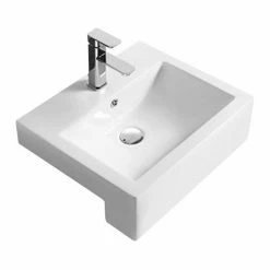 Hudson Reed 530mm Square Semi-Recessed Basin - NBV172