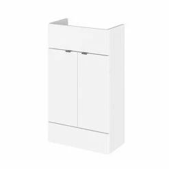 Hudson Reed 500x255mm Gloss White Compact Vanity Unit