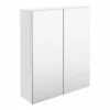 Hudson Reed 600mm White Gloss 50/50 Mirror Unit -Hudson Reed Shop OFF117 np