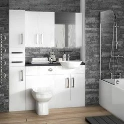 Hudson Reed 500x182mm Gloss White Fitted Wall Unit 7 Hudson Reed 500x182mm Gloss White Fitted Wall Unit -Hudson Reed Shop OFF155 d2 460