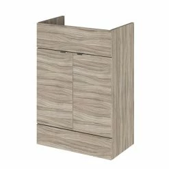 Hudson Reed 600x355mm Driftwood Full Depth Vanity Unit